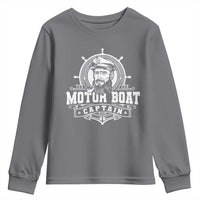 Vintage Motor Boat Captain Youth Sweatshirt