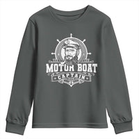 Vintage Motor Boat Captain Youth Sweatshirt