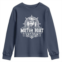 Vintage Motor Boat Captain Youth Sweatshirt
