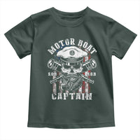 Motor Boat Captain Toddler T Shirt Patriotic American Flag
