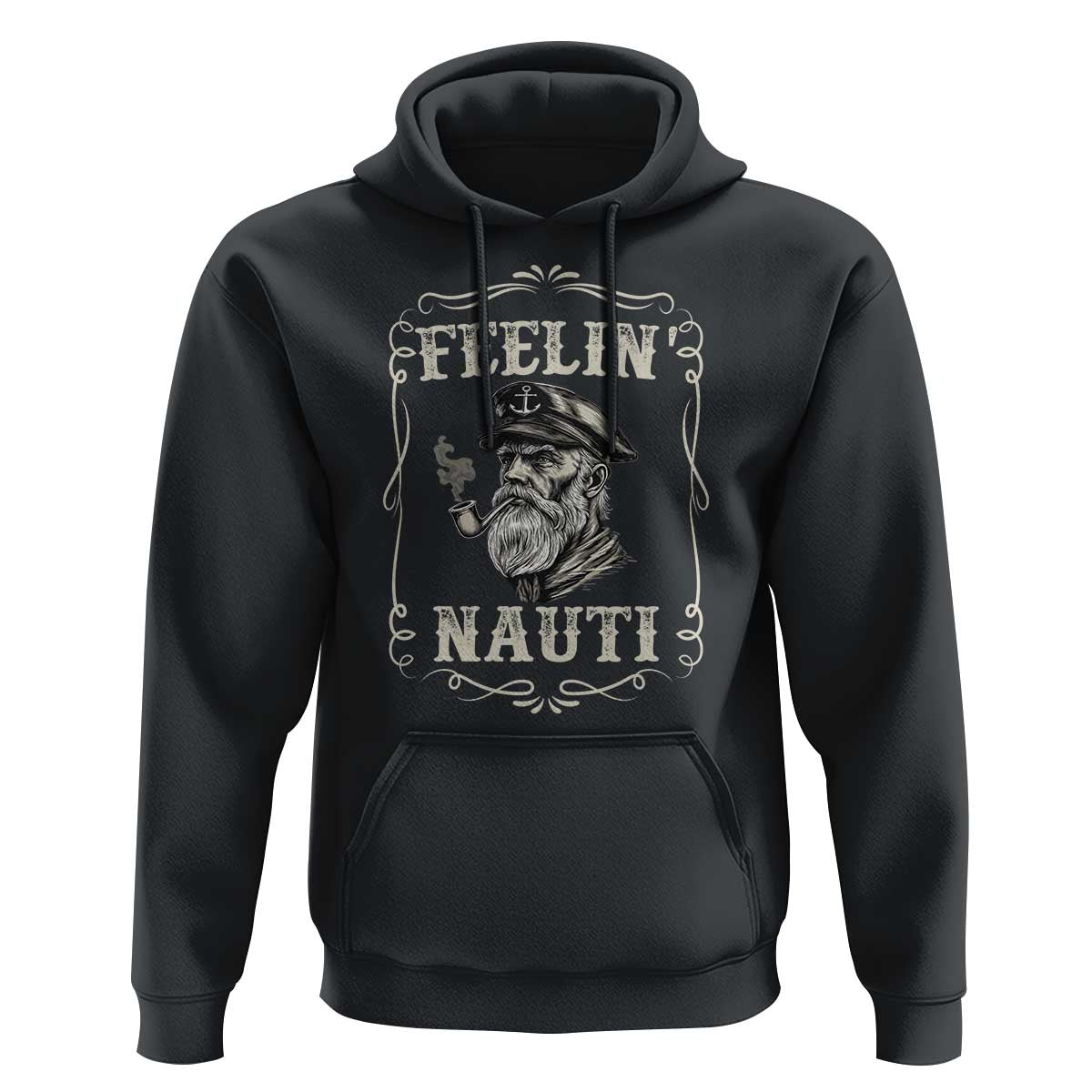 Boat Captain Hoodie Feelin Nauti Pontoon Sailing Sailor
