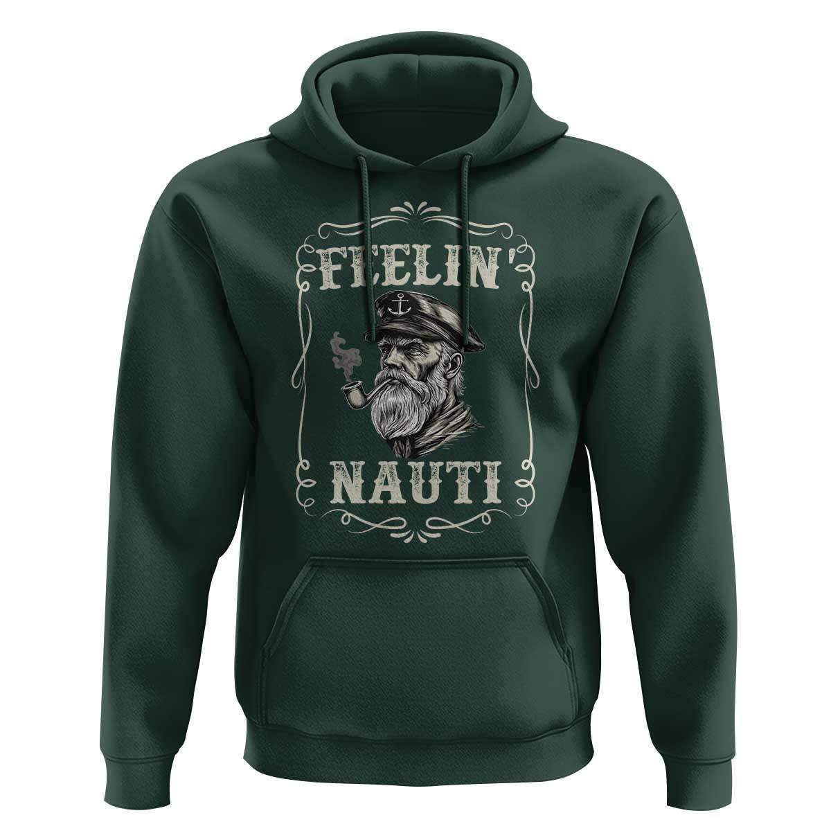 Boat Captain Hoodie Feelin Nauti Pontoon Sailing Sailor