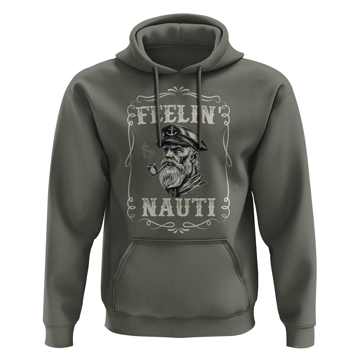 Boat Captain Hoodie Feelin Nauti Pontoon Sailing Sailor