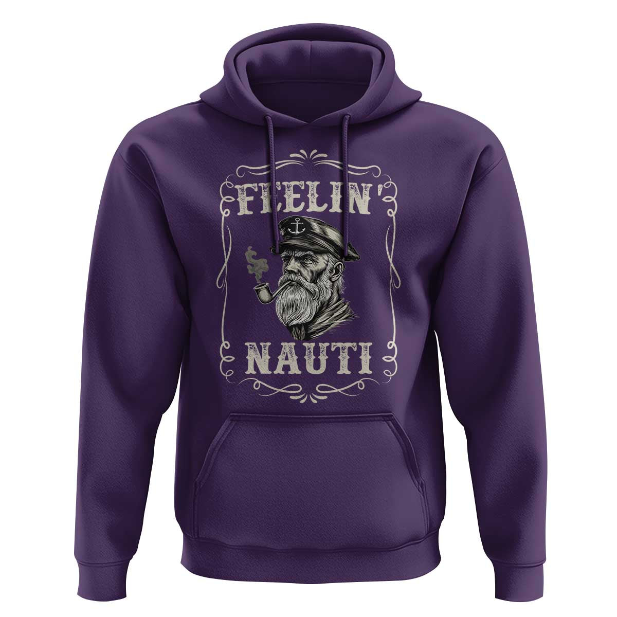 Boat Captain Hoodie Feelin Nauti Pontoon Sailing Sailor