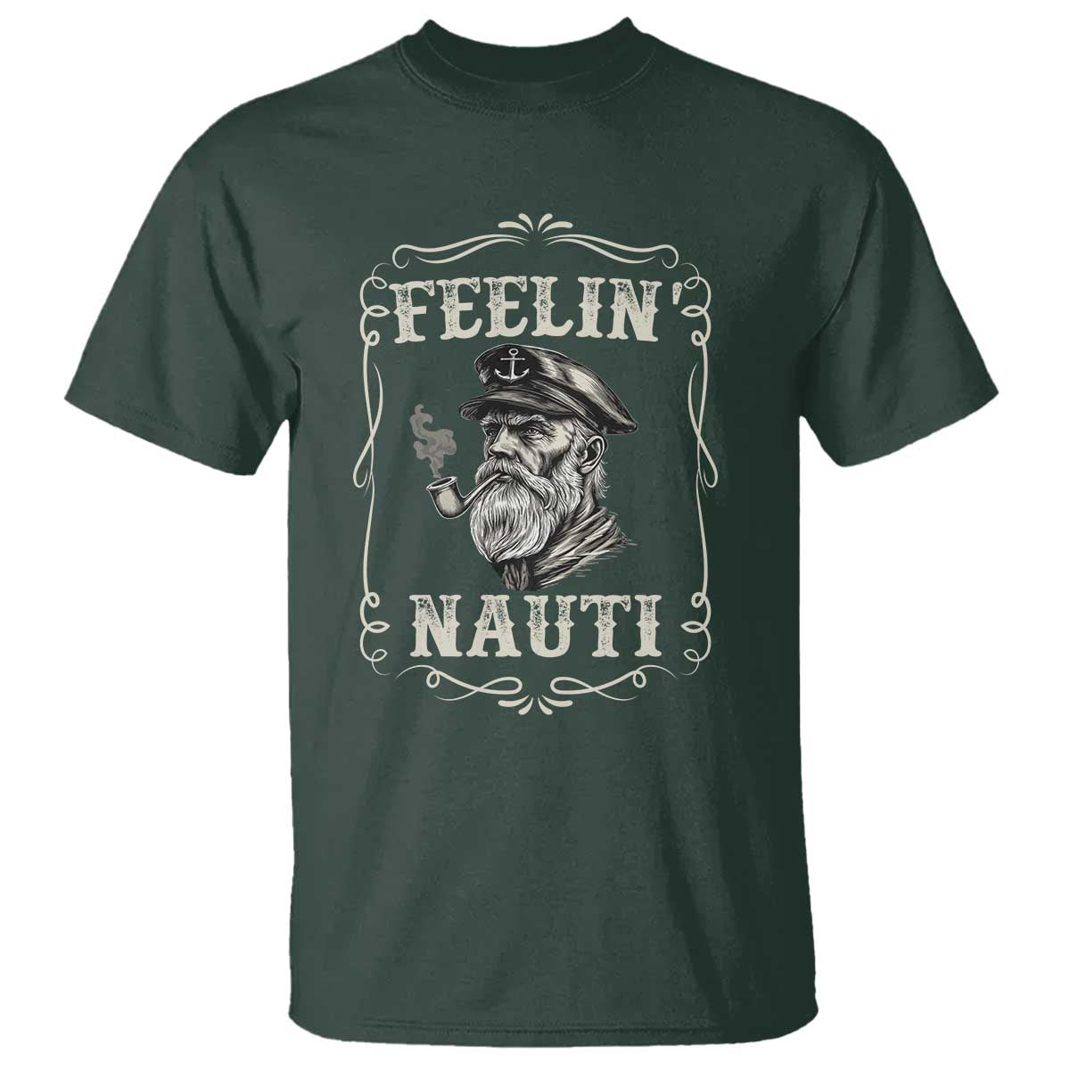 Boat Captain T Shirt Feelin Nauti Pontoon Sailing Sailor