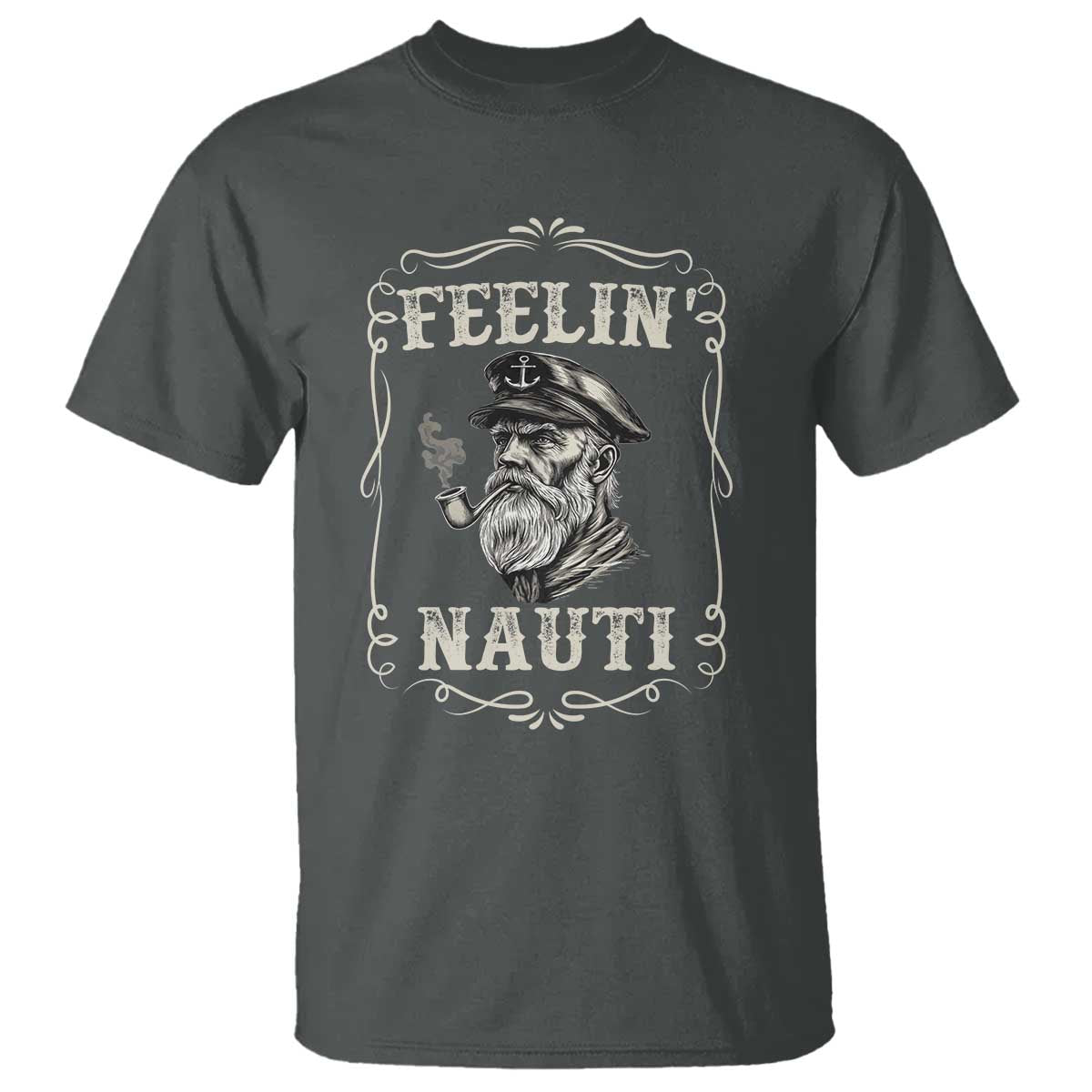 Boat Captain T Shirt Feelin Nauti Pontoon Sailing Sailor