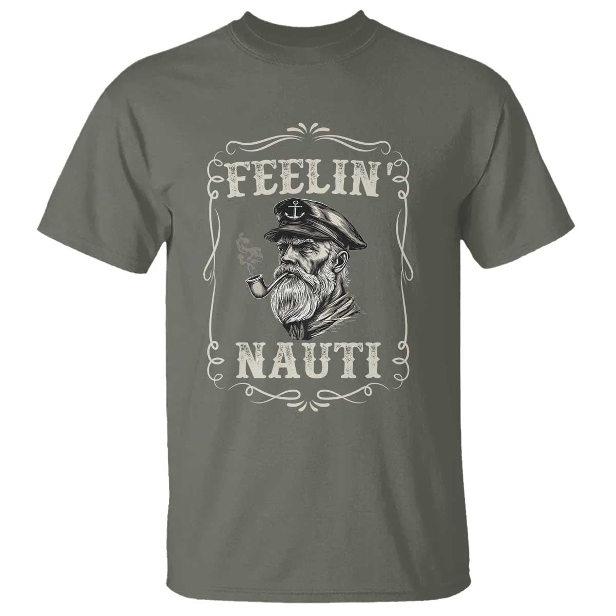 Boat Captain T Shirt Feelin Nauti Pontoon Sailing Sailor