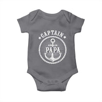 Captain Papa Baby Onesie Lake Sailor Boating
