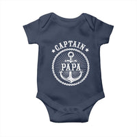 Captain Papa Baby Onesie Lake Sailor Boating