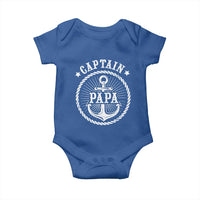 Captain Papa Baby Onesie Lake Sailor Boating