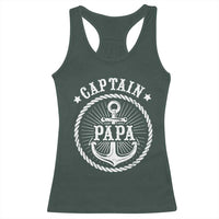 Captain Papa Racerback Tank Top Lake Sailor Boating