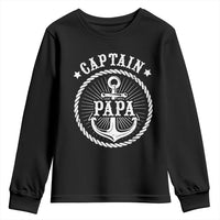 Captain Papa Youth Sweatshirt Lake Sailor Boating