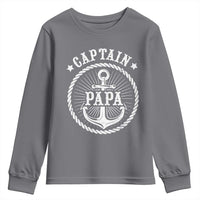 Captain Papa Youth Sweatshirt Lake Sailor Boating
