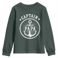 Captain Papa Youth Sweatshirt Lake Sailor Boating