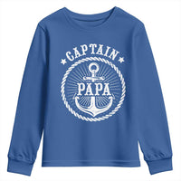 Captain Papa Youth Sweatshirt Lake Sailor Boating