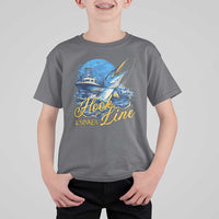 Fishing Boat T Shirt For Kid Hook Line and Sinker
