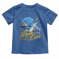 Fishing Boat Toddler T Shirt Hook Line and Sinker