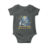 Fishing Boat Baby Onesie Fish More Worry Less