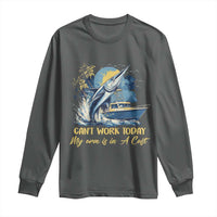Fishing Boat Long Sleeve Shirt Fish More Worry Less
