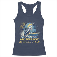 Fishing Boat Racerback Tank Top Fish More Worry Less