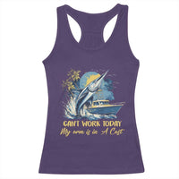 Fishing Boat Racerback Tank Top Fish More Worry Less