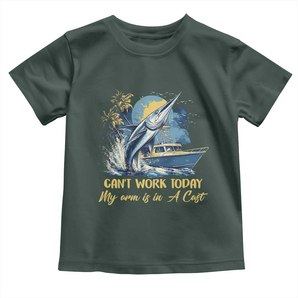 Fishing Boat Toddler T Shirt Fish More Worry Less