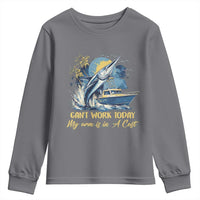 Fishing Boat Youth Sweatshirt Fish More Worry Less
