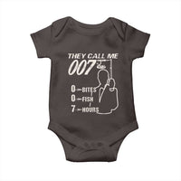 Funny Fishing Baby Onesie They Call Me 007 Fisherman