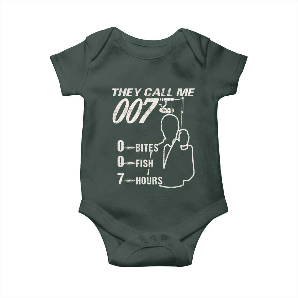 Funny Fishing Baby Onesie They Call Me 007 Fisherman