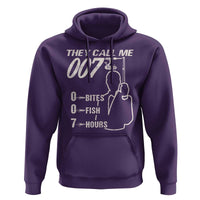 Funny Fishing Hoodie They Call Me 007 Fisherman