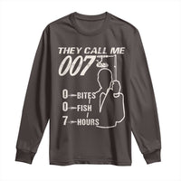 Funny Fishing Long Sleeve Shirt They Call Me 007 Fisherman