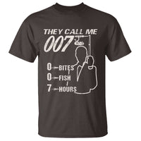 Funny Fishing T Shirt They Call Me 007 Fisherman