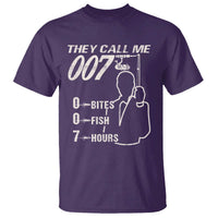 Funny Fishing T Shirt They Call Me 007 Fisherman