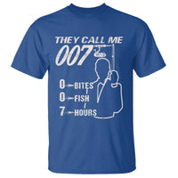 Funny Fishing T Shirt They Call Me 007 Fisherman