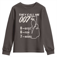 Funny Fishing Youth Sweatshirt They Call Me 007 Fisherman