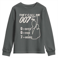 Funny Fishing Youth Sweatshirt They Call Me 007 Fisherman