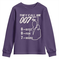 Funny Fishing Youth Sweatshirt They Call Me 007 Fisherman