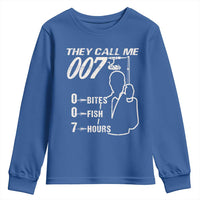 Funny Fishing Youth Sweatshirt They Call Me 007 Fisherman
