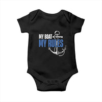 I'm The Captain Baby Onesie My Boat My Rules