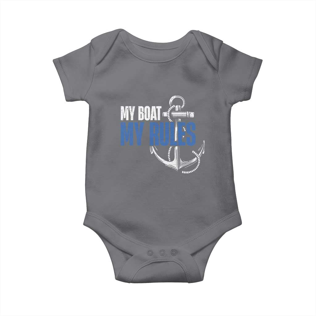 I'm The Captain Baby Onesie My Boat My Rules
