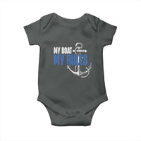 I'm The Captain Baby Onesie My Boat My Rules