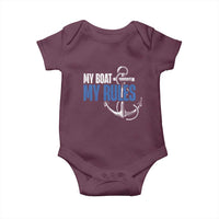 I'm The Captain Baby Onesie My Boat My Rules