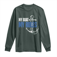 I'm The Captain Long Sleeve Shirt My Boat My Rules