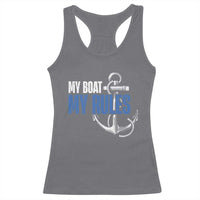 I'm The Captain Racerback Tank Top My Boat My Rules