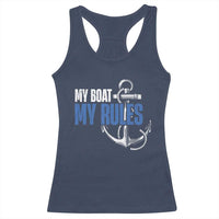 I'm The Captain Racerback Tank Top My Boat My Rules