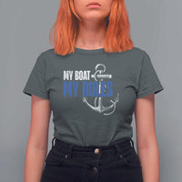 I'm The Captain T Shirt For Women My Boat My Rules