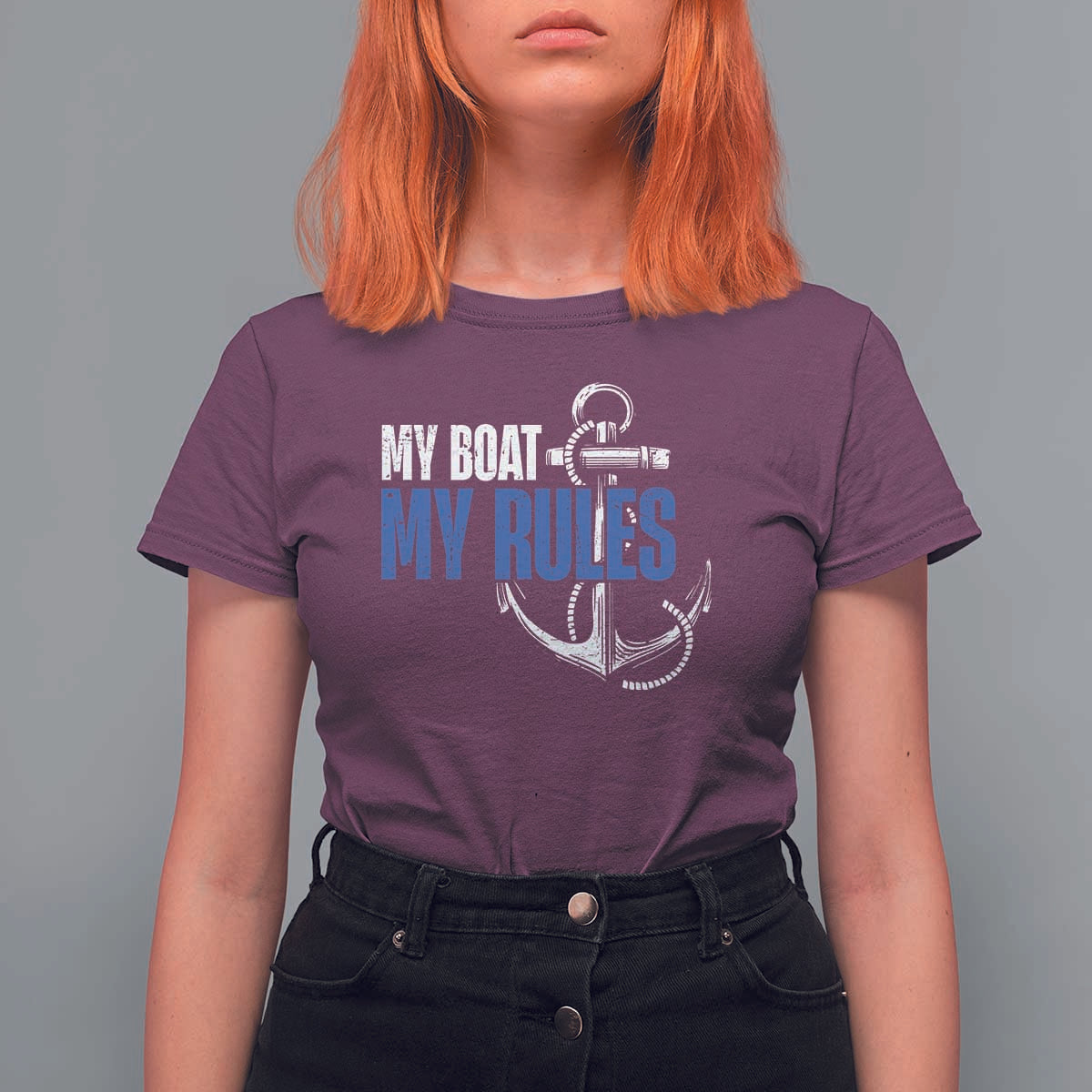 I'm The Captain T Shirt For Women My Boat My Rules