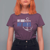 I'm The Captain T Shirt For Women My Boat My Rules