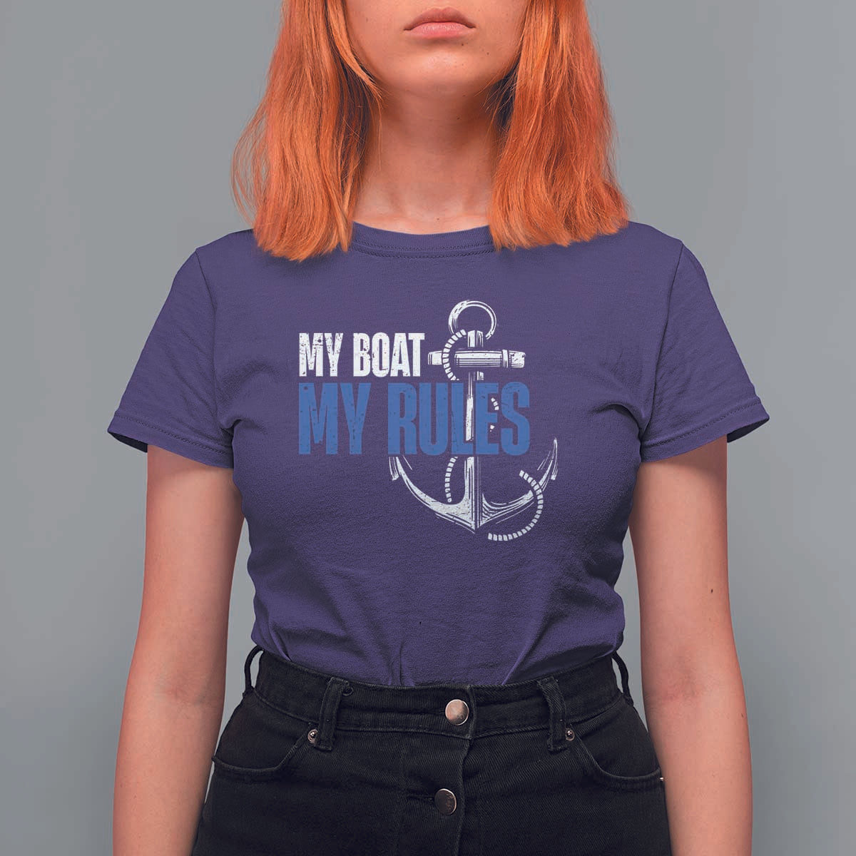 I'm The Captain T Shirt For Women My Boat My Rules