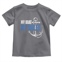 I'm The Captain Toddler T Shirt My Boat My Rules